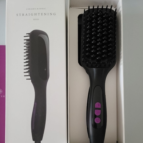 Glamfields Ceramic & Ionic Straightening Brush - Picture 3 of 3